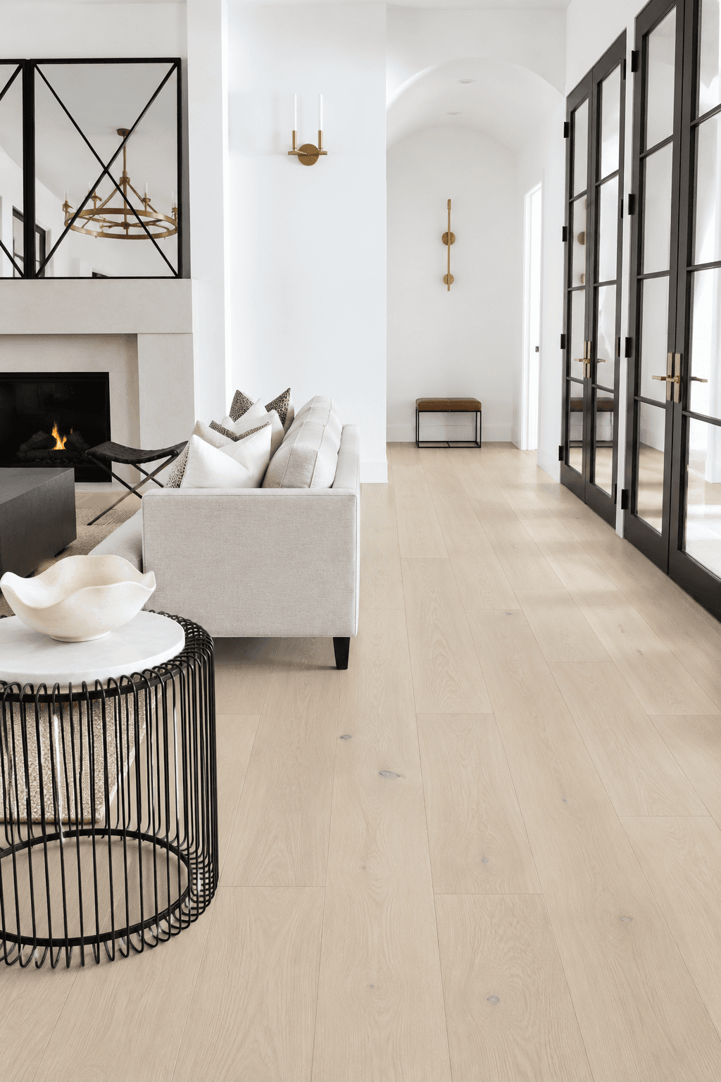 Luxury interior featuring Edinburgh engineered hardwood flooring
