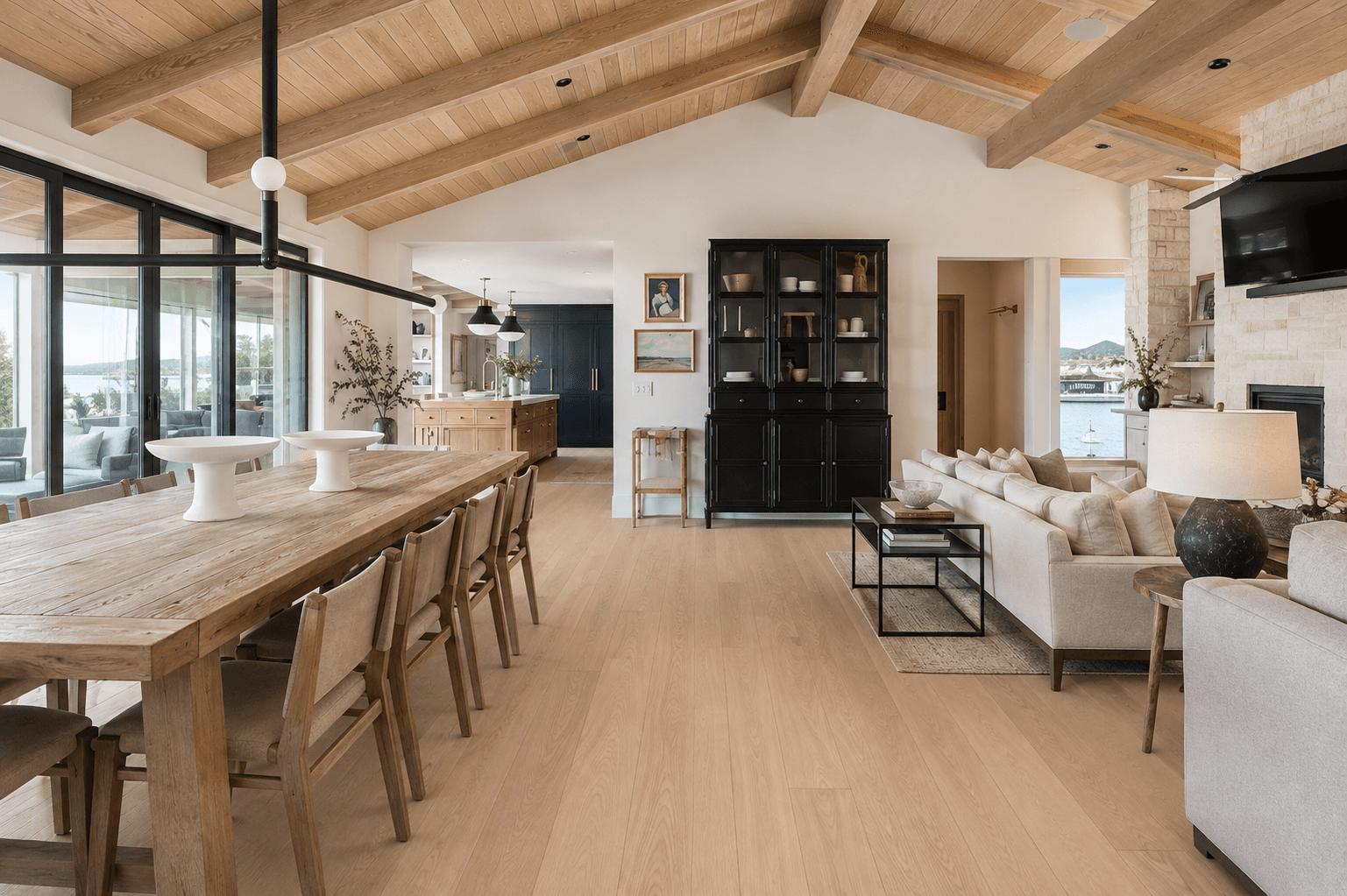 Luxury interior featuring Montclair engineered hardwood flooring