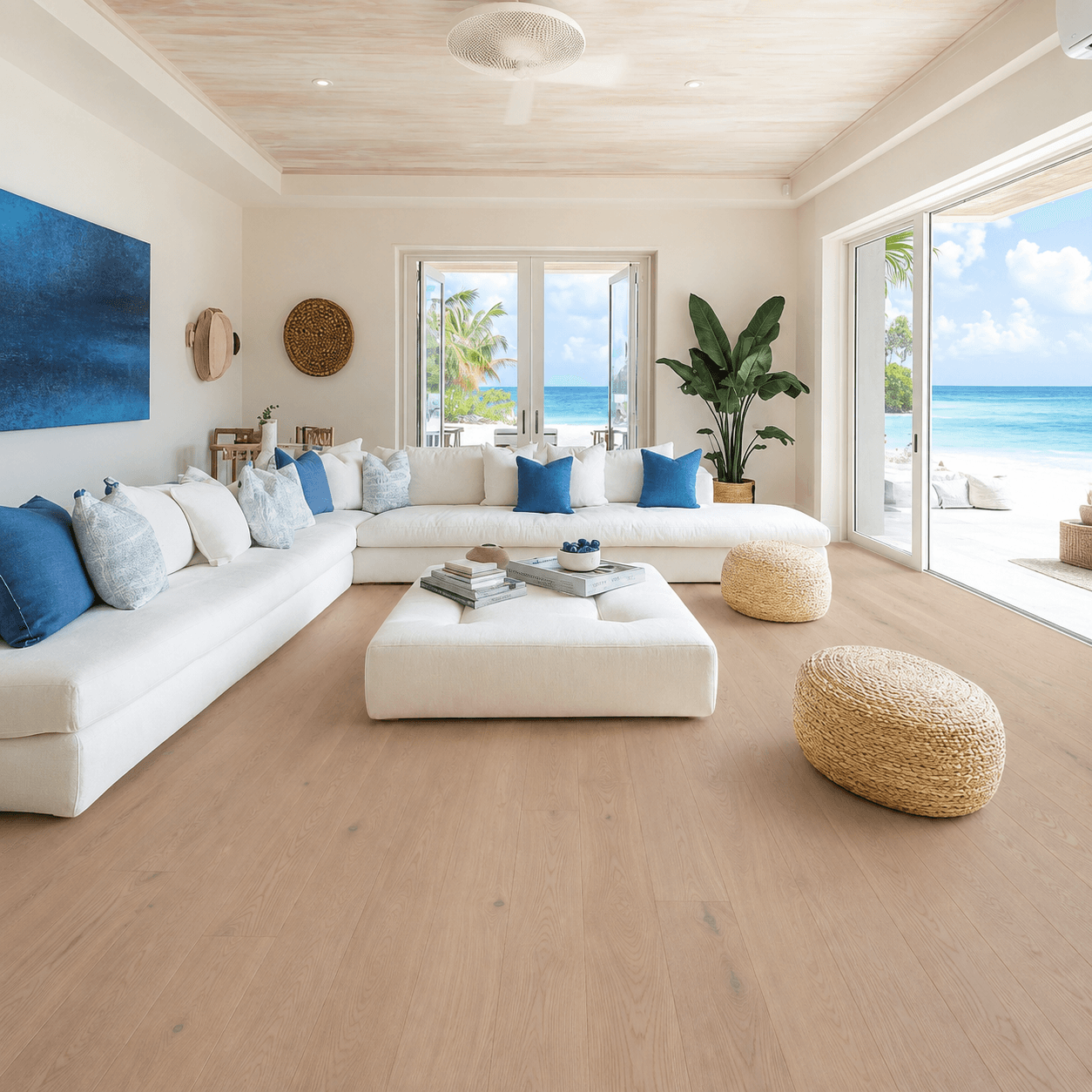 Luxury interior featuring Prague engineered hardwood flooring